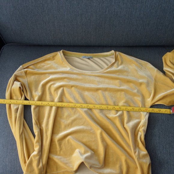 N Yellow Womens Long Sleeve Top Size M 160/84A - Picture 6 of 8